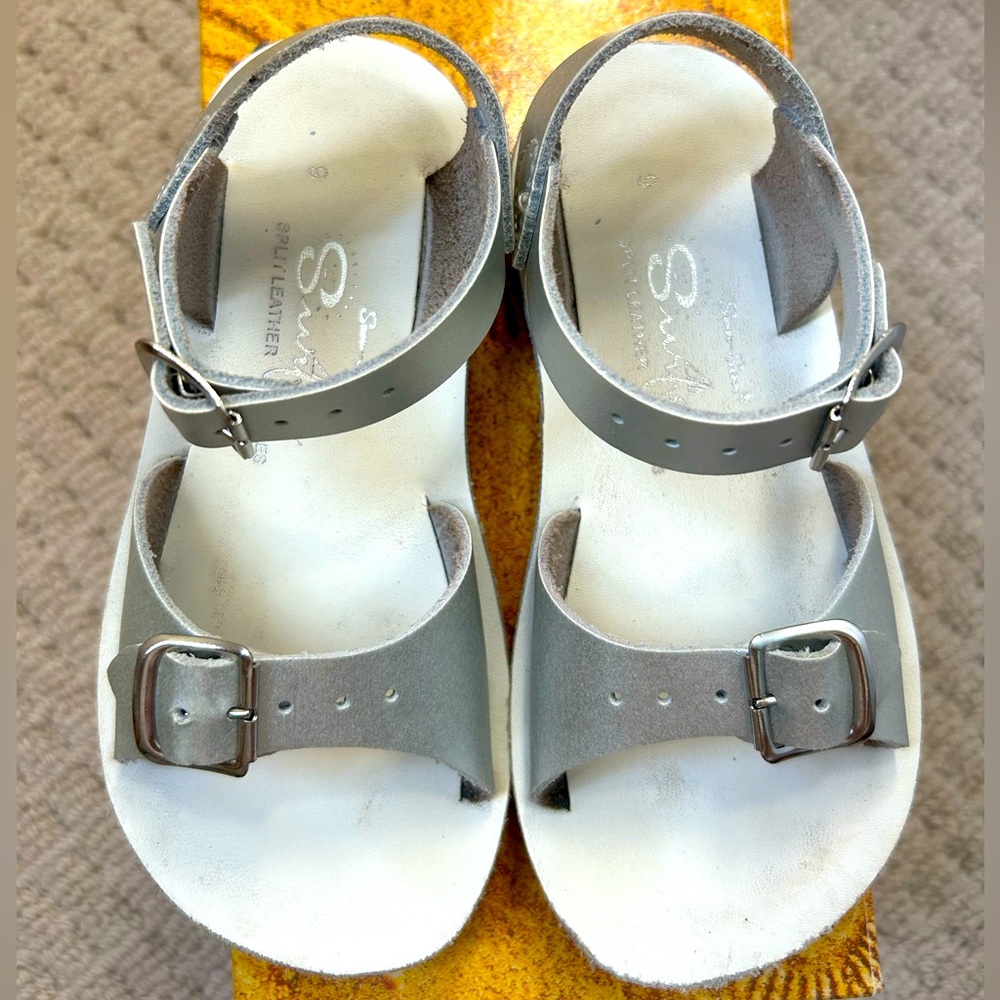 Sun-San Salt Water Sandal- Silver